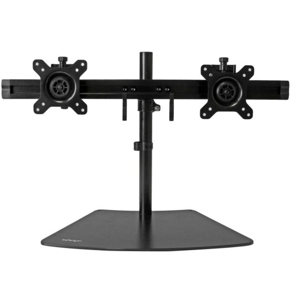 Dual-Monitor Stand - Horizontal - Black - For up to 24" (17.6lb/8kg) Displays