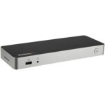 USB C Dock - Dual Monitor HDMI & DisplayPort 4K 30Hz - USB Type-C Laptop Docking Station 60W Power Delivery, SD, 4-port USB-A 3.0 Hub, GbE, Audio - Thunderbolt 3 Compatible