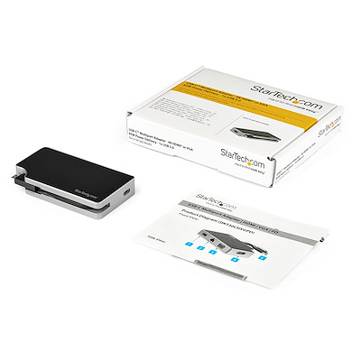 USB C Multiport Adapter to 4K HDMI or 1080p VGA - USB Type C Travel Dock with 95W PD Pass-Through, USB-A, Gigabit Ethernet - USB-C Video Display Adapter Mini Docking Station - Image 5