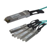 AOC Breakout Cable for Cisco QSFP-4X10G-AOC5M - 5m/16.4ft 40G 1x QSFP+ to 4x SFP+ AOC Cable - 40GbE QSFP+ Active Optical Fiber - 40Gbps QSFP Plus/Transceiver Module Breakout Cable - C9300 C3850