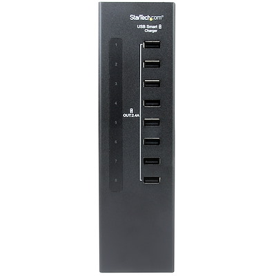 8-Port Charging Station for USB Devices - 96W/19.2A - Image 4