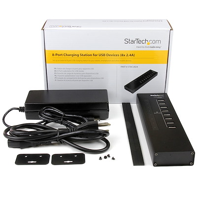 8-Port Charging Station for USB Devices - 96W/19.2A - Image 2
