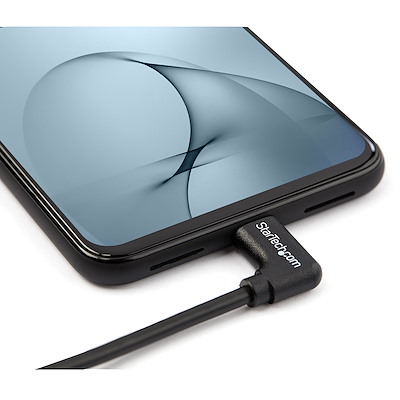 Right-Angle USB-C Cable - M/M - 1 m (3 ft.) - USB 2.0 - Image 6