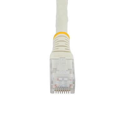ft CAT6 Ethernet Cable - White CAT 6 Gigabit Ethernet Wire -650MHz 100W PoE RJ45 UTP Molded Network/Patch Cord w/Strain Relief/Fluke Tested/Wiring is UL Certified/TIA - Image 4