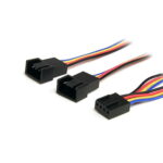 12in 4 Pin Fan Power Splitter Cable - F/M
