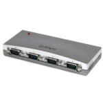 4 Port USB to RS232 Serial DB9 Adapter Hub