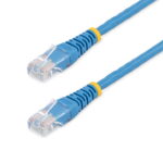 10ft CAT6 Ethernet Cable - Blue CAT 6 Gigabit Ethernet Wire -650MHz 100W PoE RJ45 UTP Molded Network/Patch Cord w/Strain Relief/Fluke Tested/Wiring is UL Certified/TIA