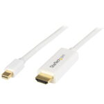 Mini DisplayPort to HDMI Converter Cable - 3 ft (1m) - 4K - White