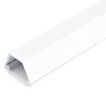 6 ft 2 Piece Cable Raceway Duct - White