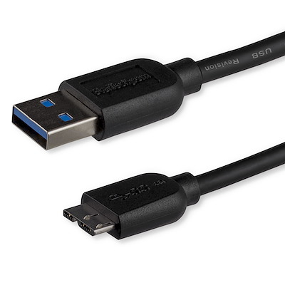 Slim Micro USB 3.0 (5Gbps) Cable - M/M - 1m (3ft)