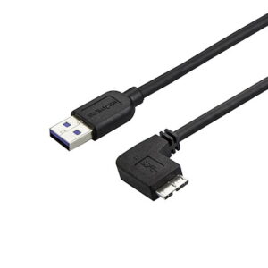 Slim Micro-USB 3.0 (5Gbps) Cable - M/M - Right-Angle Micro USB - 2m (6ft)