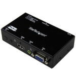 2x1 HDMI + VGA to HDMI Converter Switch w/ Automatic and Priority Switching – 1080p